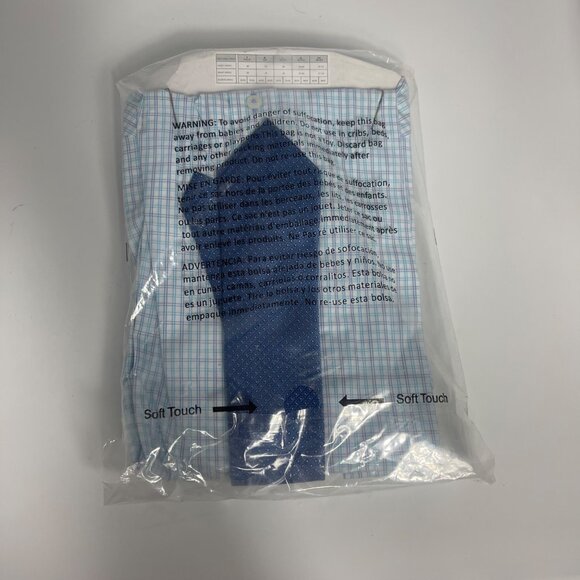 Nick Graham Men’s Dress Shirt & Tie Set Light Blue 14-15 32/33 Modern Fit NWT - Picture 9 of 12